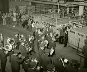 Brdr. Grams Orkester, jule musik på fabrikken