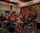 Sidste prøve inden Kirkekoncert i Halk kirke, d. 14/09