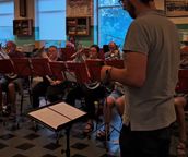 Sidste prøve inden Kirkekoncert i Halk kirke, d. 14/09