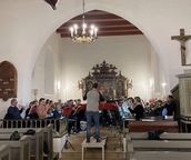d. 8. - øveaften inden koncert, dagen efter