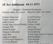 Brdr. Grams Orkester - 15 års jubilæum navne